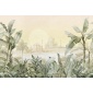 Mural de paisaje tropical verde - OASILA 01 | MURAKE - M20003