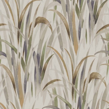 Papel pintado espigas y hojas beige - NARIVA 03 | MURAKE - 836702