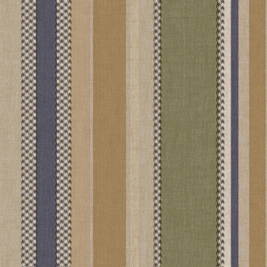 Papel pintado rayas y pata de gallo beige - RILONA 01 | MURAKE - 836726