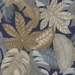 Papel pintado hojas tropicales azul - VENALIA 05 | MURAKE - 836711