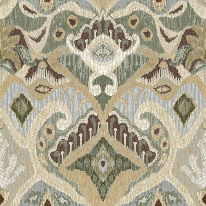 Papel pintado kilim verde - KANTRA 02 | MURAKE - 836714