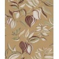 Papel pintado ramas y hojas colgantes ocre - SARAVI 04 | MURAKE - 836720