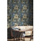 Papel pintado bosque tropical azul - SAVIREA 02 | MURAKE - 836758
