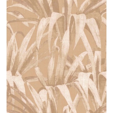 Papel pintado hojas de palmera beige rosado - PALVENA 03 | MURAKE - 836773