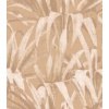 Papel pintado hojas de palmera beige rosado - PALVENA 03 | MURAKE - 836773