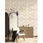 Papel pintado hojas de palmera beige - PALVENA 01 | MURAKE - 836771