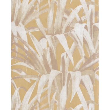 Papel pintado hojas de palmera ocre - PALVENA 02 | MURAKE - 836772