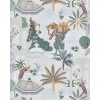 Papel pintado jardín oriental beige - JARDENA 01 | MURAKE - 836781