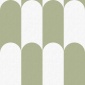Papel pintado arcos bicolor verde - ARQUENA 01 | MURAKE - 836791