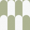 Papel pintado arcos bicolor verde - ARQUENA 01 | MURAKE - 836791