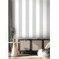 Papel pintado rayas anchas gris - RAYNARA 01 | MURAKE - 836795
