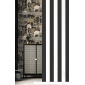 Papel pintado rayas anchas negro - RAYNARA 03 | MURAKE - 836797