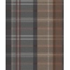 Papel pintado cuadros escoceses marrón - CALDREN 03 | MURAKE - 836800