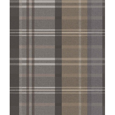Papel pintado cuadros escoceses gris - CALDREN 05 | MURAKE - 836802