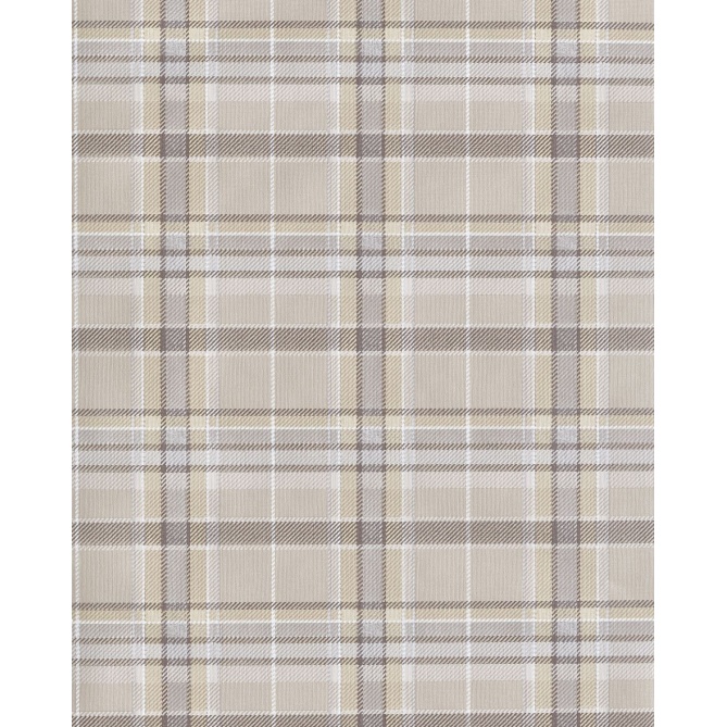 Papel pintado tartán de cuadros beige - TARENA 01 | MURAKE - 836803