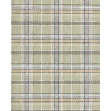 Papel pintado tartán de cuadros verde - TARENA 02 | MURAKE - 836804