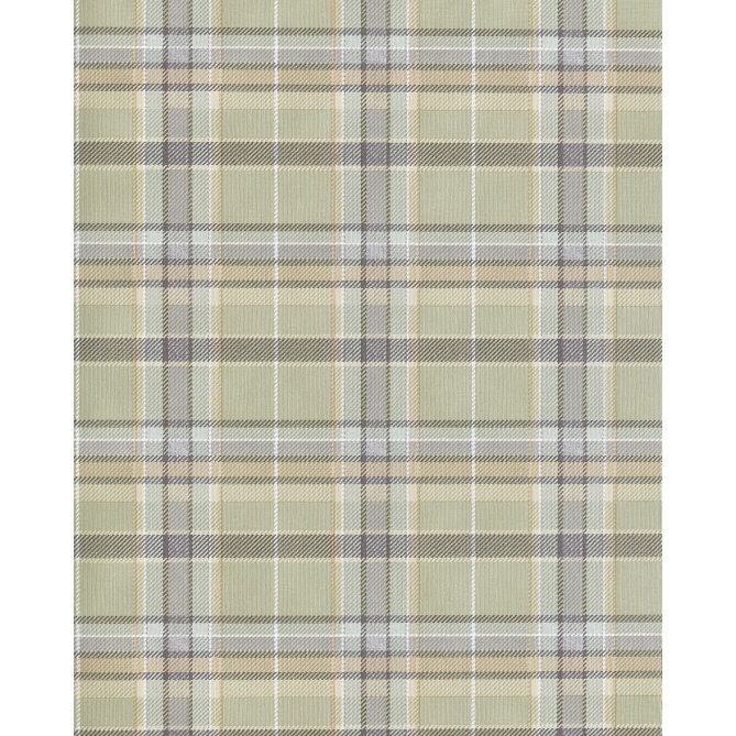 Papel pintado tartán de cuadros verde - TARENA 02 | MURAKE - 836804