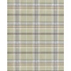 Papel pintado tartán de cuadros verde - TARENA 02 | MURAKE - 836804