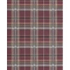 Papel pintado tartán de cuadros burdeos - TARENA 05 | MURAKE - 836807