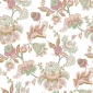 Papel pintado flores de cachemir verde - AMARIEL 01 | MURAKE - 836820