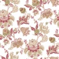 Papel pintado flores de cachemir rosa - AMARIEL 03 | MURAKE - 836822
