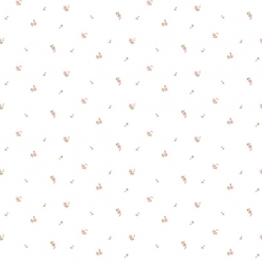Papel pintado pequeños brotes florales blanco - BROTEL 01 | MURAKE - 836871