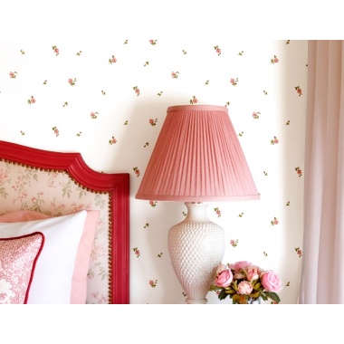 Papel pintado pequeños brotes florales blanco - BROTEL 01 | MURAKE - 836871