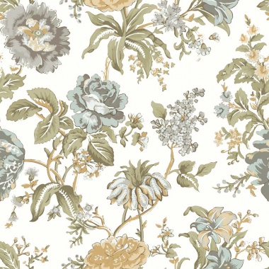 Papel pintado ramos florales verde - ROSALVEN 01 | MURAKE - 836824