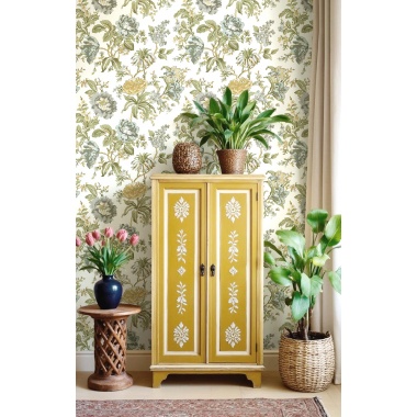 Papel pintado ramos florales verde - ROSALVEN 01 | MURAKE - 836824
