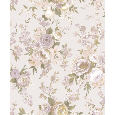 Papel pintado rosas de jardín rosa - ROVENA 01 | MURAKE - 836828