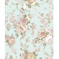 Papel pintado rosas de jardín azul - ROVENA 02 | MURAKE - 836829