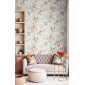 Papel pintado rosas de jardín azul - ROVENA 02 | MURAKE - 836829