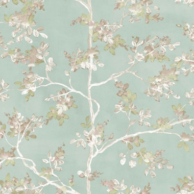Papel pintado ramas delicadas verde - RAMELIA 02 | MURAKE - 836836