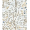 Papel pintado paisaje con aves azul - ALVEDA 02 | MURAKE - 836833