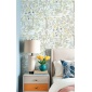 Papel pintado paisaje con aves azul - ALVEDA 02 | MURAKE - 836833