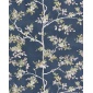 Papel pintado ramas delicadas azul - RAMELIA 03 | MURAKE - 836837