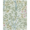 Papel pintado paisaje con aves verde - ALVEDA 03 | MURAKE - 836834
