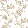 Papel pintado pequeños ramos beige - FLORENA 01 | MURAKE - 836838