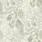 Papel pintado hojas y helechos verde y blanco - ELUNIA 02 | MURAKE - 203212