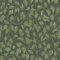 Papel pintado hojas de abedul verde oscuro - BIRVENA 03 | MURAKE - 203218