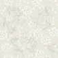 Papel pintado ramas florales gris claro - FLORIEL 01 | MURAKE - 203220
