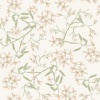 Papel pintado ramas florales rosa y blanco roto - FLORIEL 02 | MURAKE - 203221