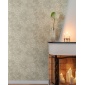 Papel pintado ramas florales greige - FLORIEL 03 | MURAKE - 203222