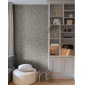 Papel pintado ramas florales gris violáceo - FLORIEL 05 | MURAKE - 203224