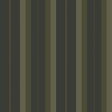 Papel pintado rayas clásicas negro y verde - RAVENA 06 | MURAKE - 203232
