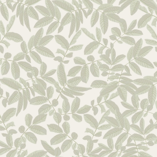 Papel pintado hojas verde claro - FOLVIA 01 | MURAKE - 203233