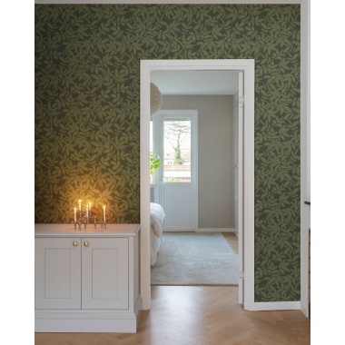 Papel pintado hojas verde oscuro - FOLVIA 03 | MURAKE - 203235