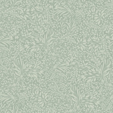 Papel pintado pequeñas hojas verde - SILVENA 02 | MURAKE - 203238