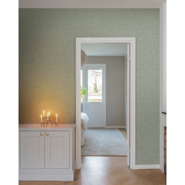 Papel pintado pequeñas hojas verde - SILVENA 02 | MURAKE - 203238