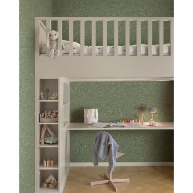 Papel pintado pequeñas hojas verde - SILVENA 03 | MURAKE - 203239